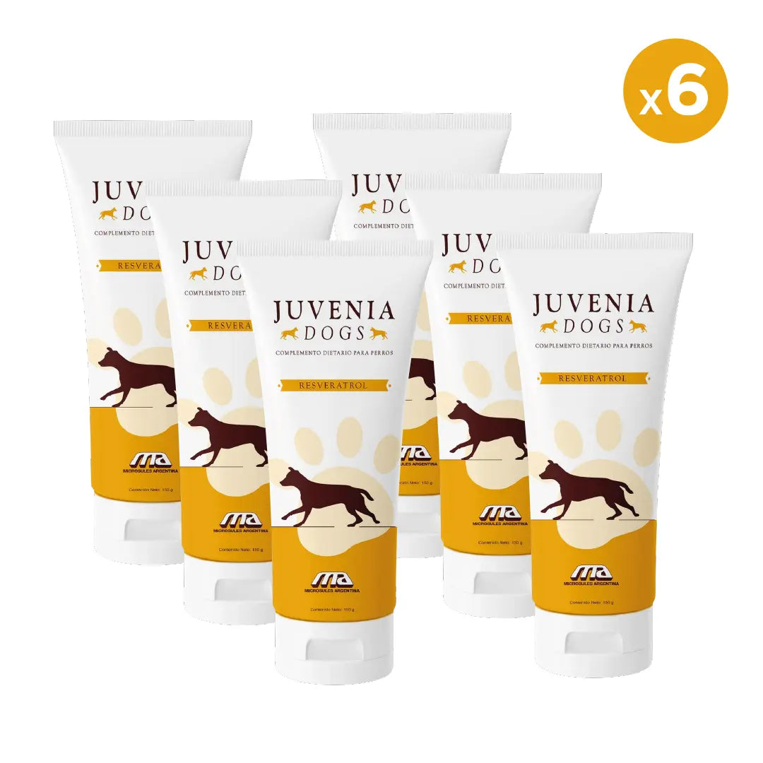 6x JUVENIA DOGS POMO DE 150GR