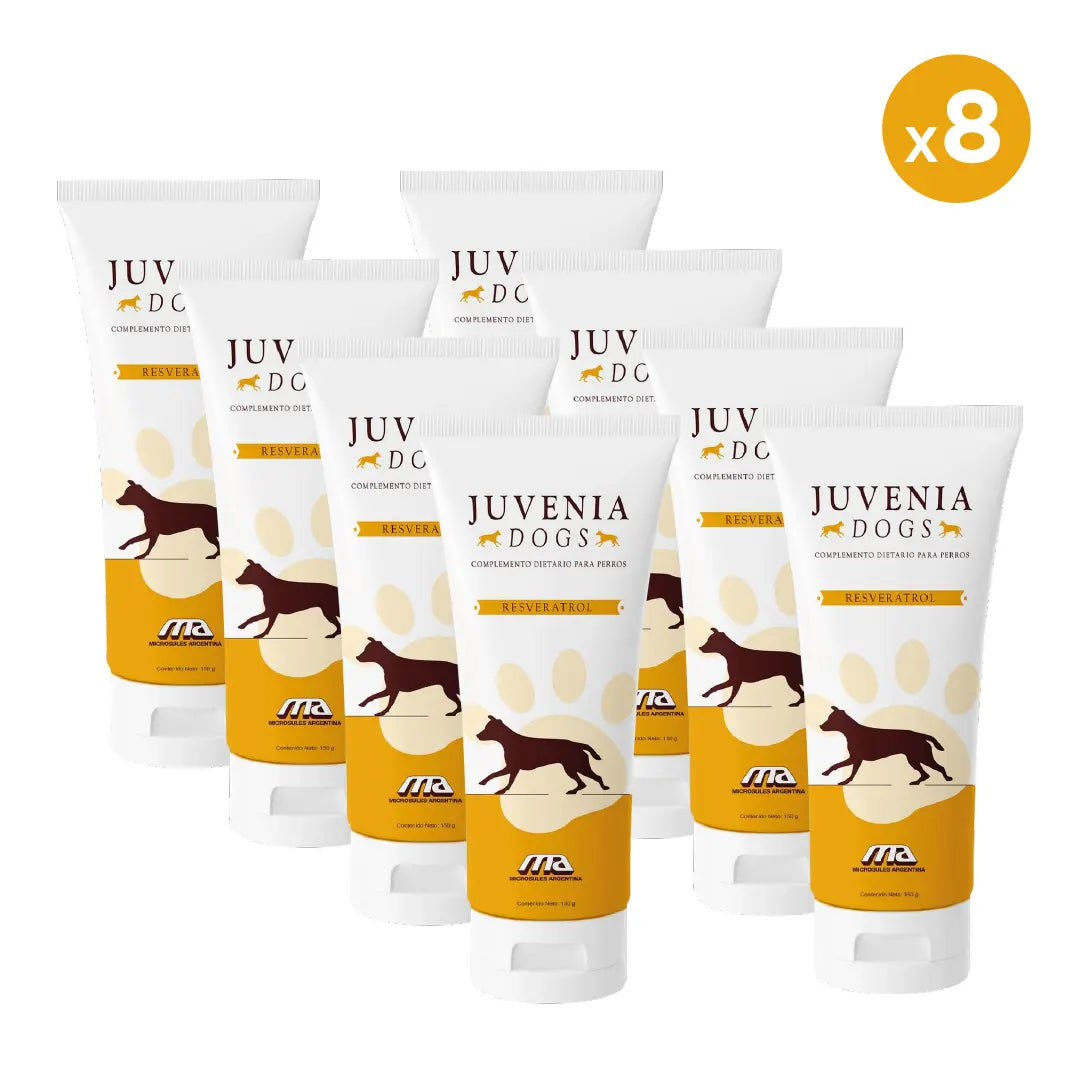 8x JUVENIA DOGS  POMO DE 150GR + ENVÍO SIN CARGO TODO EL PAÍS